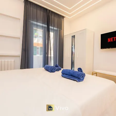 아파트 Vivo - | Wifi | 1br | Lux| Gaslini 제노바